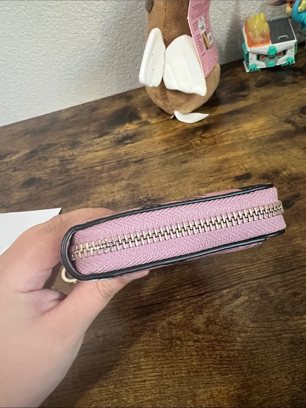 kate spade Pink Floral Zip Wallet Like new - Picture 6 of 8